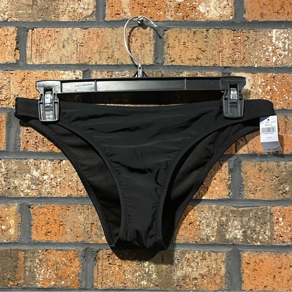 AERIE BLACK BIKINI BOTTOMS - Picture 8 of 11